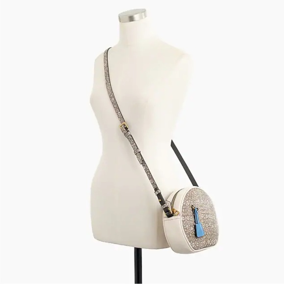 J. Crew Handbags - J.Crew Signet circle bag in embossed lizard-H7977